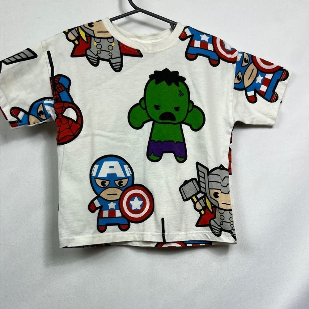 Zara Marvel characters t-shirt size 3